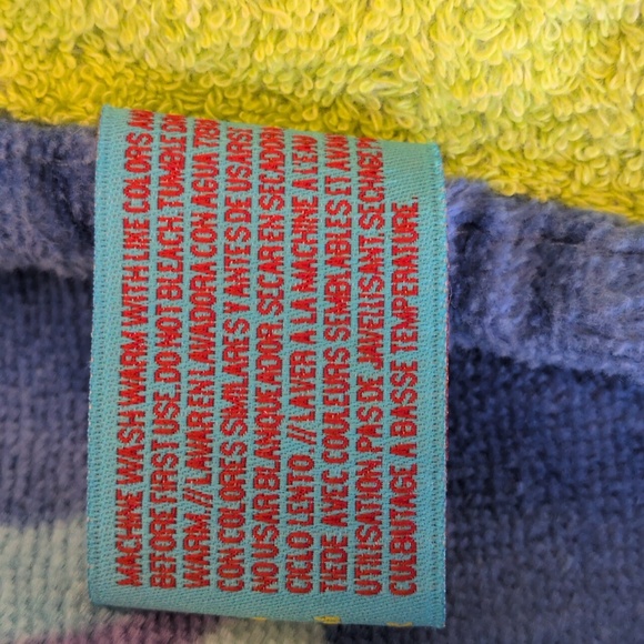 Vintage Terrisol Waves Terry Cloth Beach Blanket - Picture 6 of 10